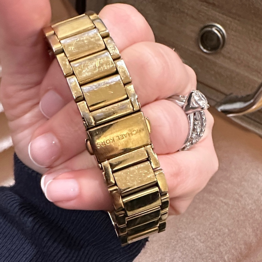 Michael Kors Gold Chronograph Watch - Picture 3 of 3